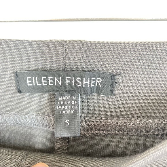 Eileen Fisher Pants Wide Leg Stretch Pull On Pants Gray Small Rayon - Picture 13 of 16